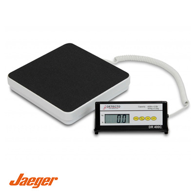 balanza-digital-de-piso-detecto-diagnostico-peso-jaeger-DR400c