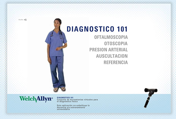 realizar examen diagnostico general welch allyn